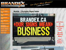 Tablet Screenshot of brandex.ca